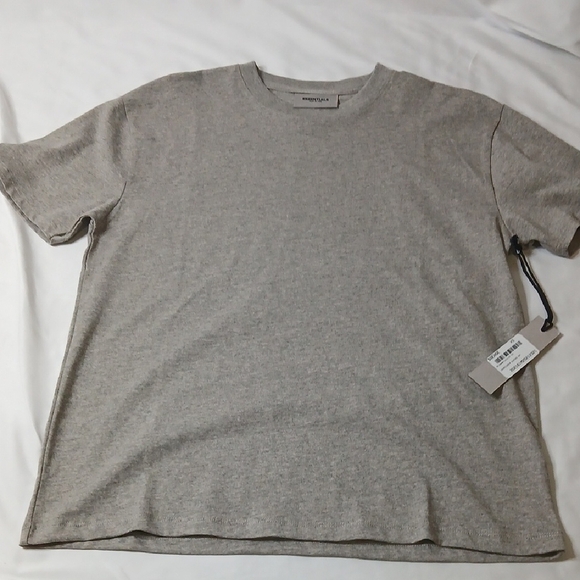Essentials Tops - Essentials Heather Gray Short Sleeve Tee